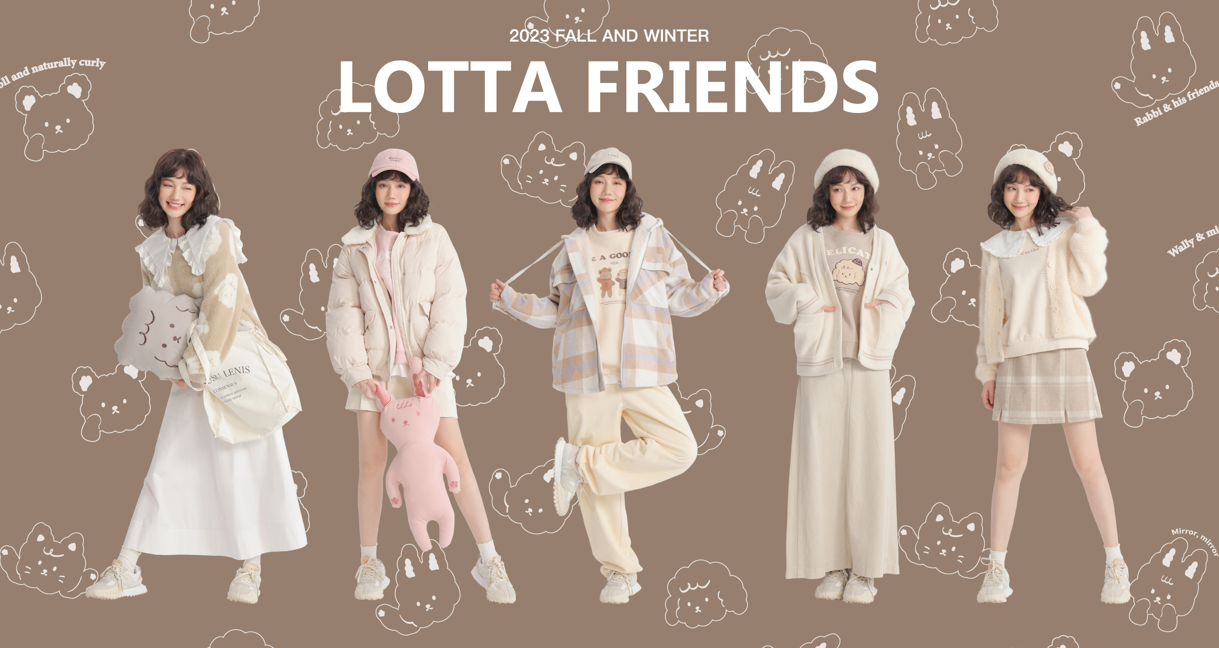 Lotta Friends，軟軟兔秋冬系列