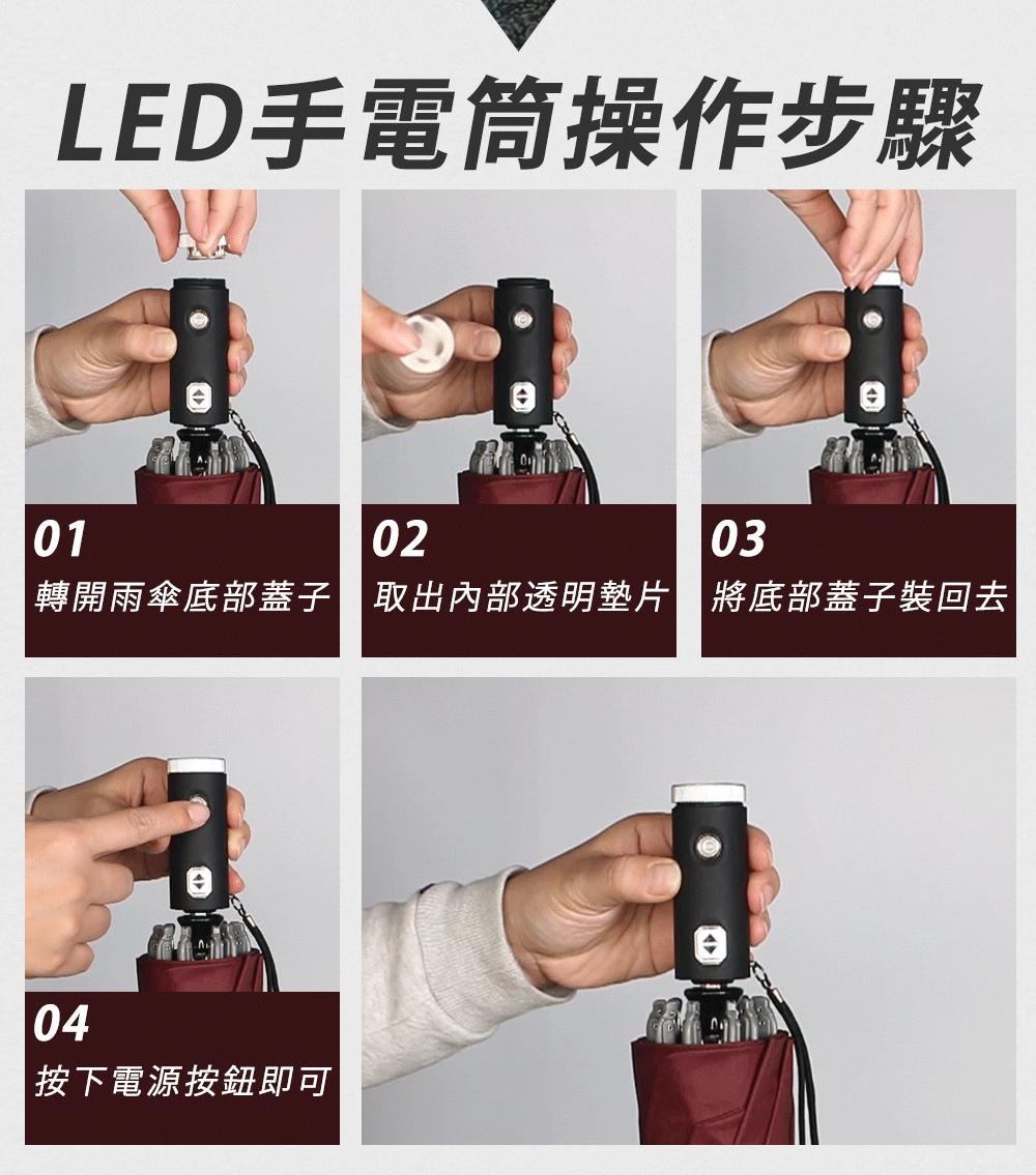 LED燈使用操作流程